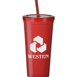 Event Stadium Cup with Lid & Straw - 24 oz