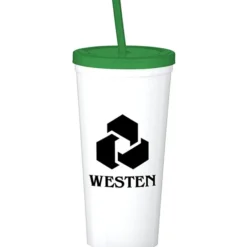 Event Stadium Cup with Lid & Straw - 24 oz