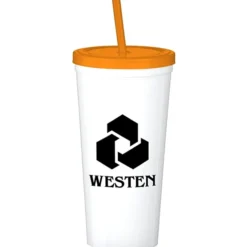 Event Stadium Cup with Lid & Straw - 24 oz