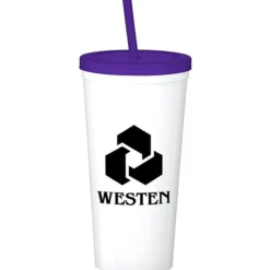 Event Stadium Cup with Lid & Straw - 24 oz