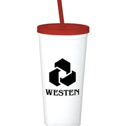 Event Stadium Cup with Lid & Straw - 24 oz