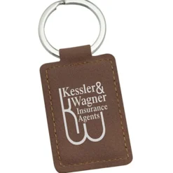 Executive Leatherette Keychain