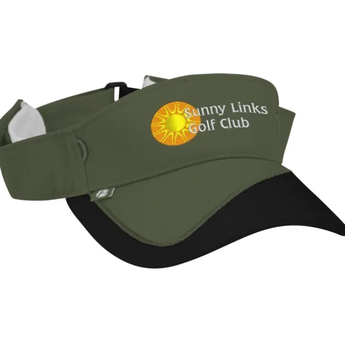 Fairway Wicking Golf Visor with Tee Holder - 24 hr