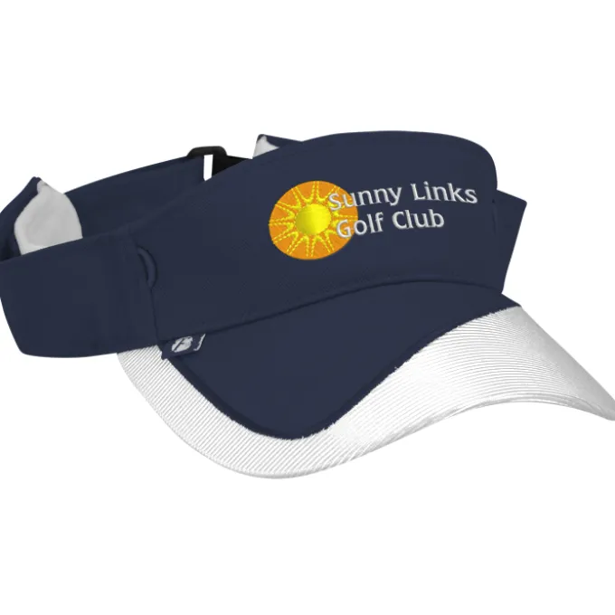 Fairway Wicking Golf Visor with Tee Holder