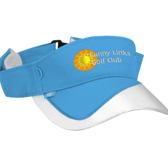 Fairway Wicking Golf Visor with Tee Holder