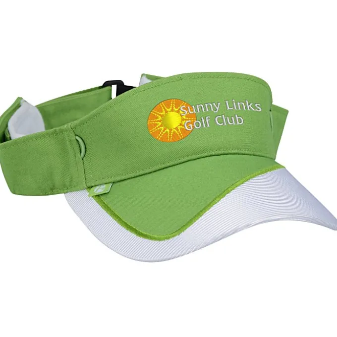 Fairway Wicking Golf Visor with Tee Holder
