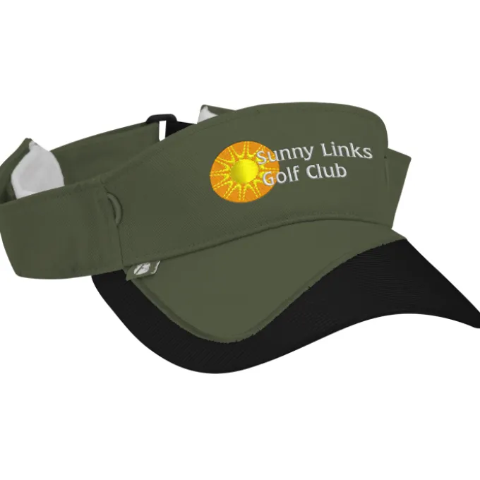 Fairway Wicking Golf Visor with Tee Holder