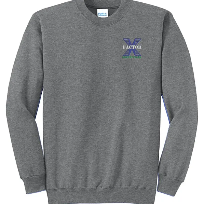 Fashion Crewneck Sweatshirt – Embroidered