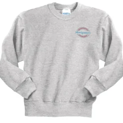 Fashion Crewneck Sweatshirt – Youth – Embroidered