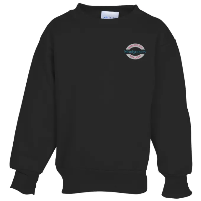 Fashion Crewneck Sweatshirt – Youth – Embroidered