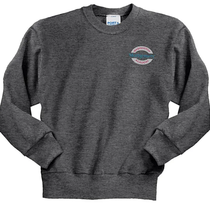 Fashion Crewneck Sweatshirt – Youth – Embroidered