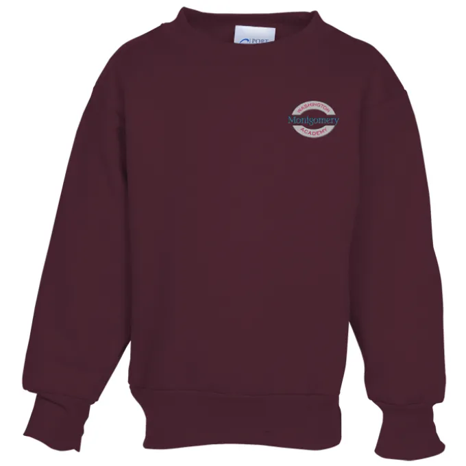 Fashion Crewneck Sweatshirt – Youth – Embroidered