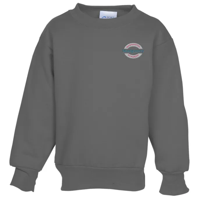 Fashion Crewneck Sweatshirt – Youth – Embroidered