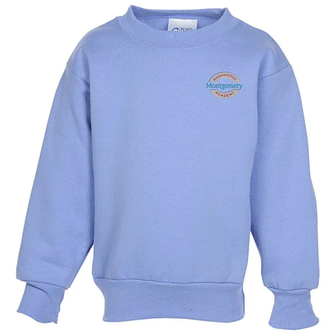 Fashion Crewneck Sweatshirt – Youth – Embroidered