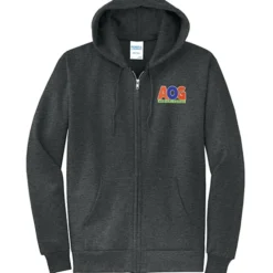 Fashion Full-Zip Hooded Sweatshirt - Men's - Embroidered