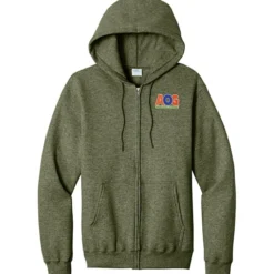 Fashion Full-Zip Hooded Sweatshirt - Men's - Embroidered
