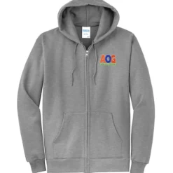 Fashion Full-Zip Hooded Sweatshirt - Men's - Embroidered