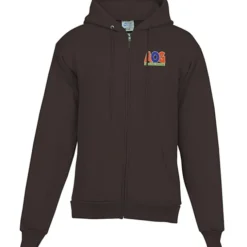 Fashion Full-Zip Hooded Sweatshirt - Men's - Embroidered