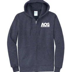 Fashion Full-Zip Hooded Sweatshirt - Men's - Screen