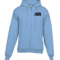 Fashion Full-Zip Hooded Sweatshirt - Men's - Screen
