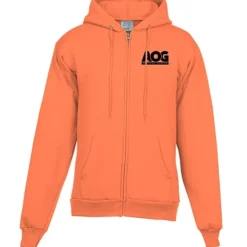 Fashion Full-Zip Hooded Sweatshirt - Men's - Screen