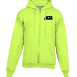 Fashion Full-Zip Hooded Sweatshirt - Men's - Screen