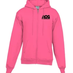 Fashion Full-Zip Hooded Sweatshirt - Men's - Screen