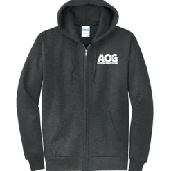 Fashion Full-Zip Hooded Sweatshirt - Men's - Screen