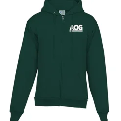 Fashion Full-Zip Hooded Sweatshirt - Men's - Screen