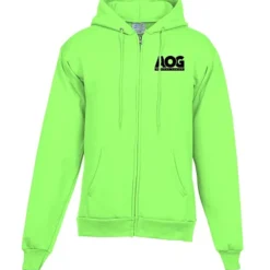 Fashion Full-Zip Hooded Sweatshirt - Men's - Screen