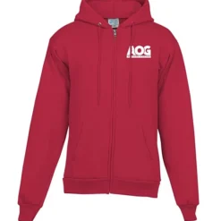 Fashion Full-Zip Hooded Sweatshirt - Men's - Screen