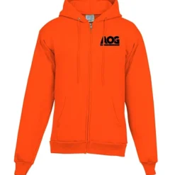 Fashion Full-Zip Hooded Sweatshirt - Men's - Screen