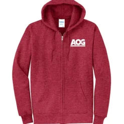 Fashion Full-Zip Hooded Sweatshirt - Men's - Screen