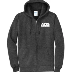 Fashion Full-Zip Hooded Sweatshirt - Men's - Screen