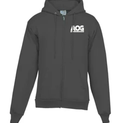 Fashion Full-Zip Hooded Sweatshirt - Men's - Screen
