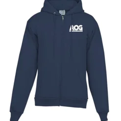 Fashion Full-Zip Hooded Sweatshirt - Men's - Screen
