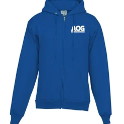 Fashion Full-Zip Hooded Sweatshirt - Men's - Screen