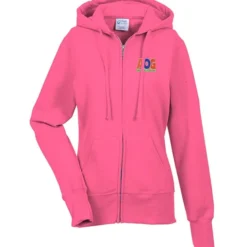 Fashion Full-Zip Hooded Sweatshirt - Ladies' - Embroidered