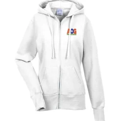 Fashion Full-Zip Hooded Sweatshirt - Ladies' - Embroidered