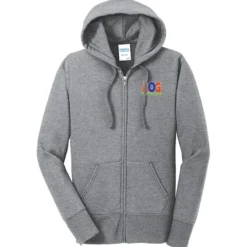 Fashion Full-Zip Hooded Sweatshirt - Ladies' - Embroidered