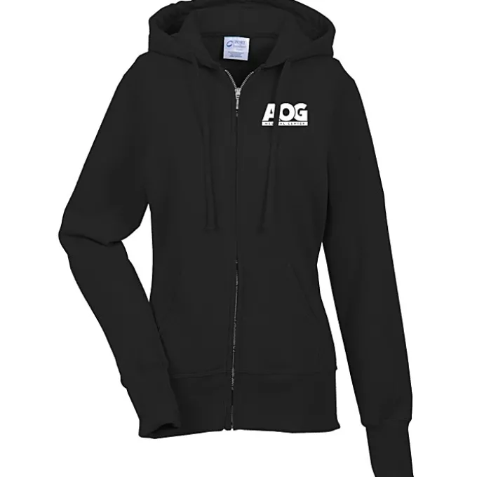 Fashion Full-Zip Hooded Sweatshirt - Ladies' - Screen