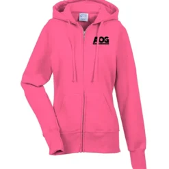 Fashion Full-Zip Hooded Sweatshirt - Ladies' - Screen