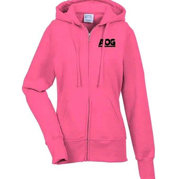 Fashion Full-Zip Hooded Sweatshirt - Ladies' - Screen