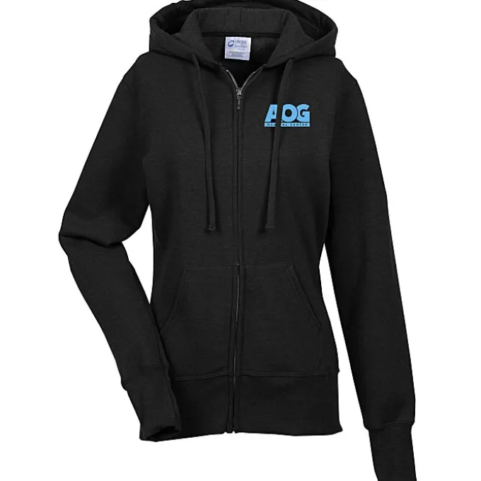 Fashion Full-Zip Hooded Sweatshirt - Ladies' - Screen