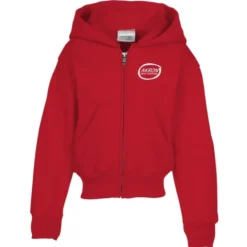 Fashion Full-Zip Hooded Sweatshirt – Youth – Screen