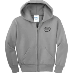 Fashion Full-Zip Hooded Sweatshirt – Youth – Screen