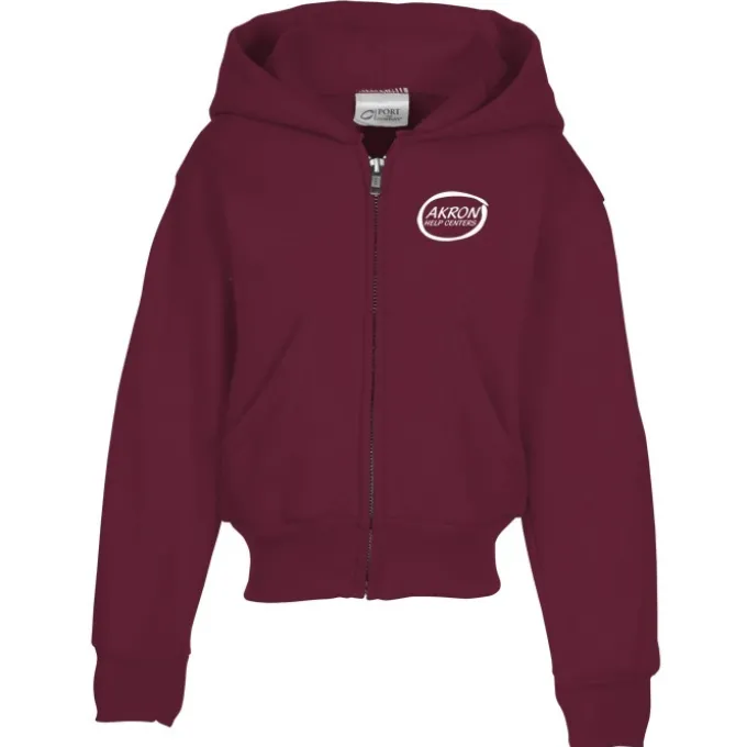 Fashion Full-Zip Hooded Sweatshirt – Youth – Screen