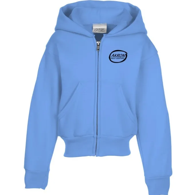 Fashion Full-Zip Hooded Sweatshirt – Youth – Screen