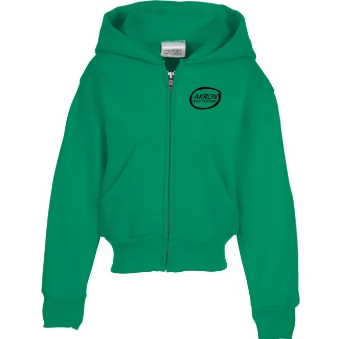 Fashion Full-Zip Hooded Sweatshirt – Youth – Screen