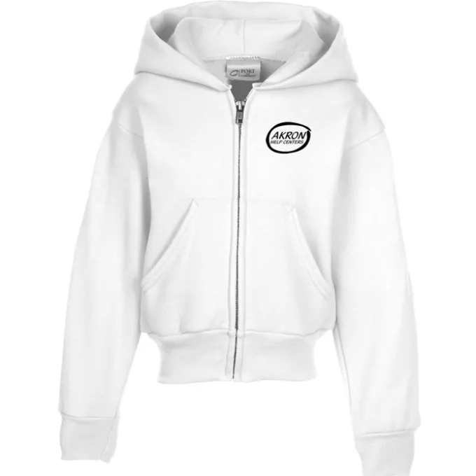 Fashion Full-Zip Hooded Sweatshirt – Youth – Screen